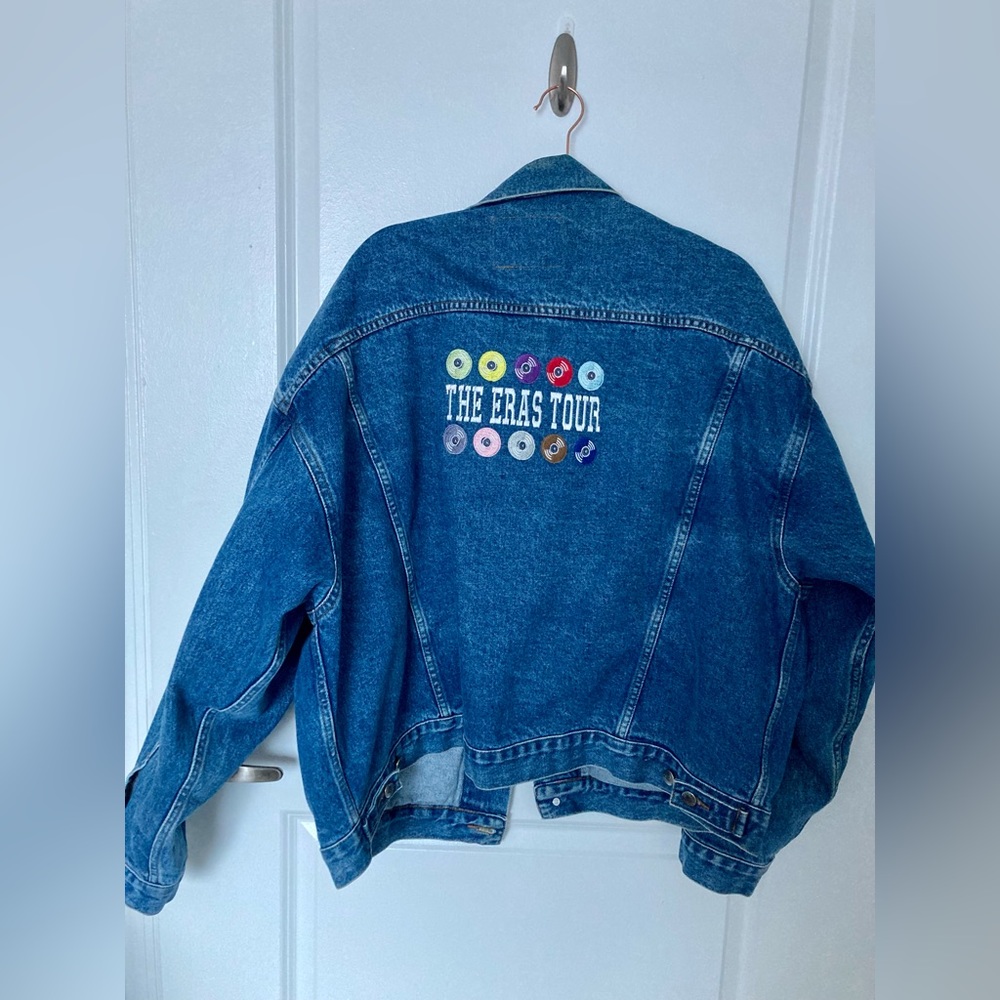 Taylor Swift The Eras Tour Embroidered vintage Jean Jacket